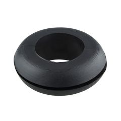 PV56 BLACK PVC OPEN GROMMET