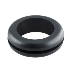 PV274M BLACK PVC OPEN GROMMET