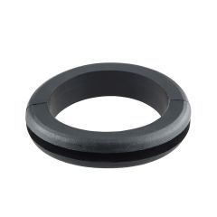 PV953 BLACK PVC OPEN GROMMET