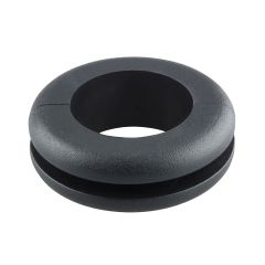PV938 BLACK PVC OPEN GROMMET